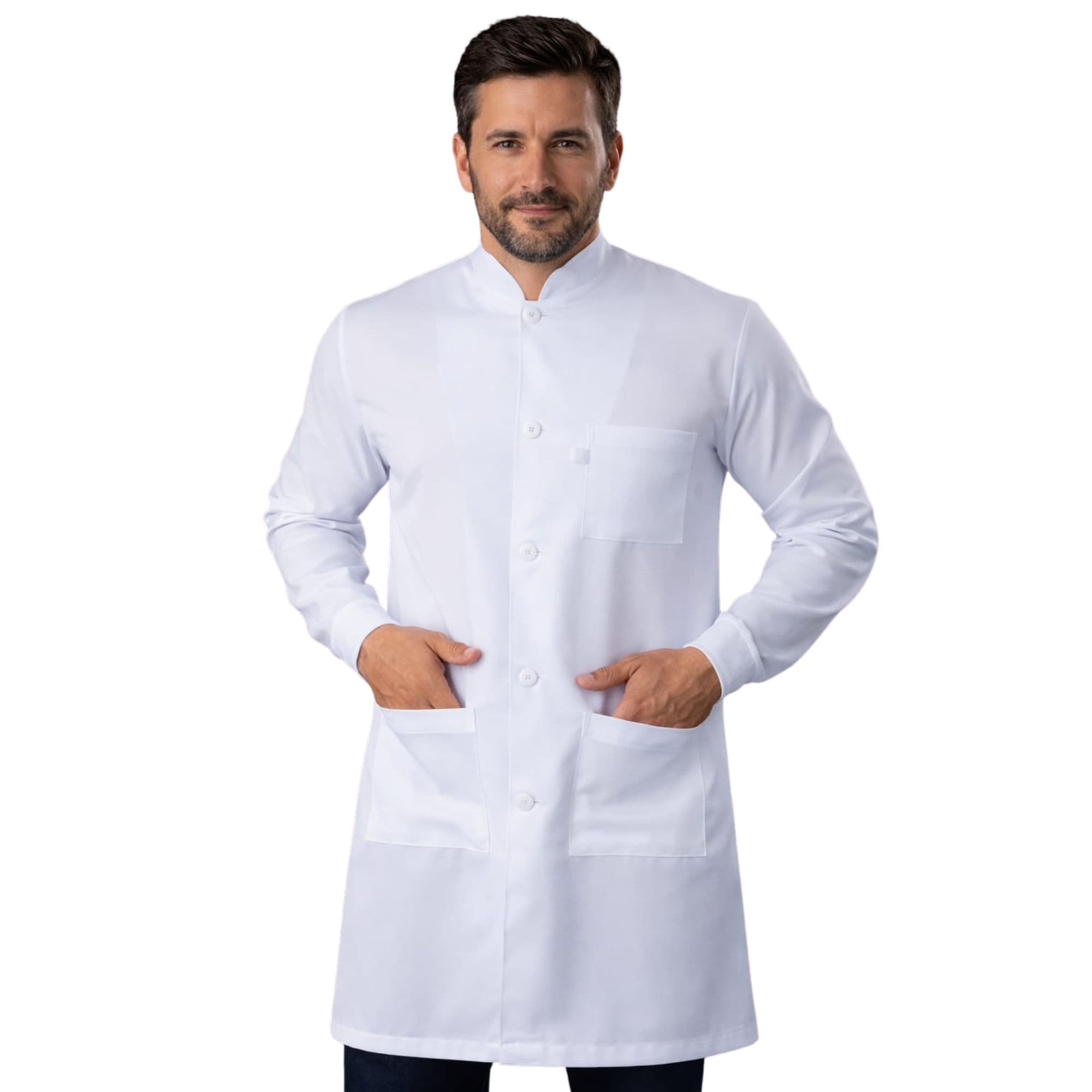Jaleco Gola de Padre Gabardine