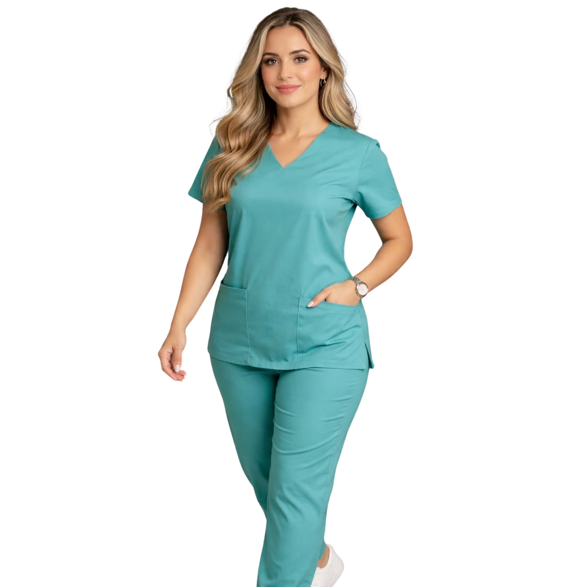 Pijama Feminino Cirúrgico Gabardine